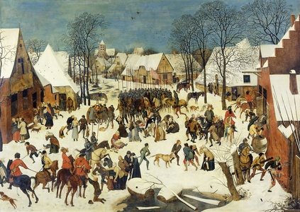 Massacre of the Innocents; Le Massacre des Innocents,  (oil on board)