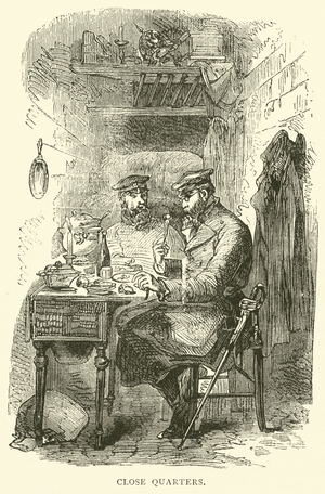 Close Quarters, November 1870 (engraving)