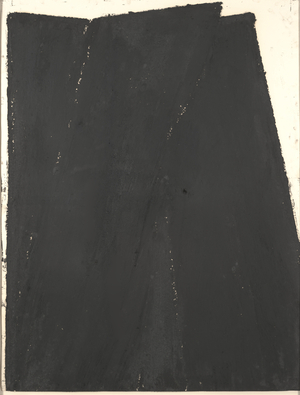 Terminal, 1981 (paintstick on paper)