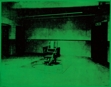 Little Electric Chair, 1964 (acrylic and silkscreen ink on canvas)