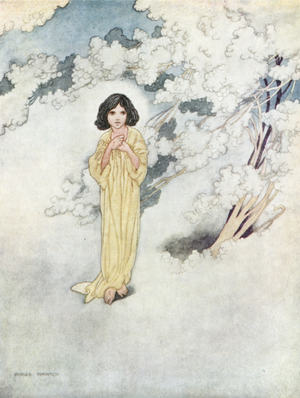 The little boy he had loved (colour litho)