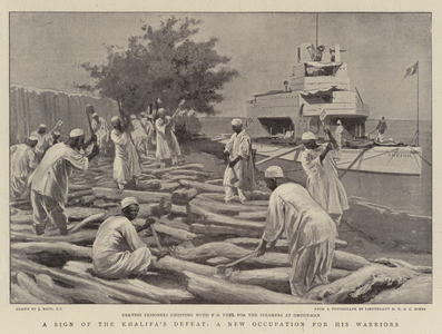 A Sign of the Khalifa's Defeat, a New Occupation for his Warriors (litho)