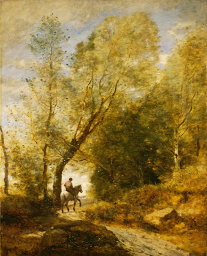 The Forest of Coubron, 1872 (oil on canvas)