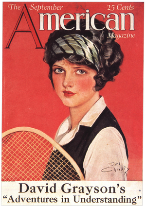 American Magazine Magazine Cover, USA, 1920s