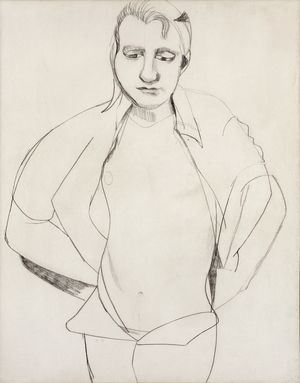 Francis Bacon (lll) 1951 (crayon & chalk on paper)