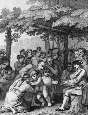 Colonel Bouquet frees captives