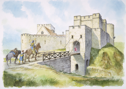 Helmsley Castle, North Yorkshire, UK