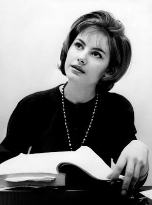 Gabriella Farinon, 1961 (b/w photo)