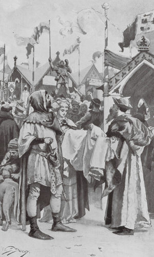 The Humours of Stourbridge Fair in the Olden Times (litho)