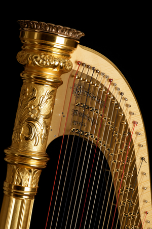 Concert harp of German