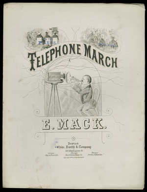 Telephone March, 1877 (print)