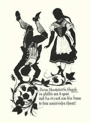 Silhouette by Hugo Strohl (litho)