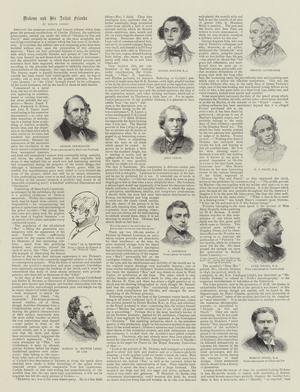 Dickens and his Artist Friends (engraving)