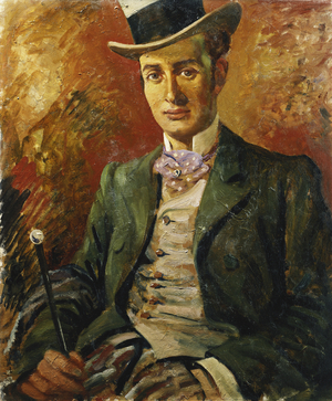 Portrait of John Carol, (oil on canvas)