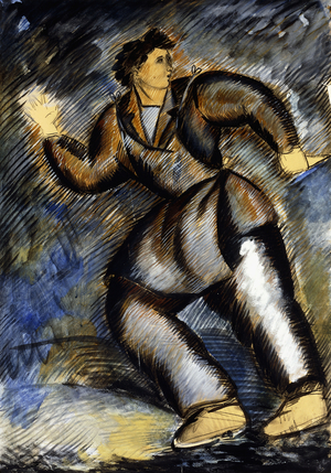 Untitled, 1982 (watercolour, charcoal and gouacheon paper)