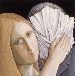 Veronica and the Man 1, 2009 (oil on canvas)