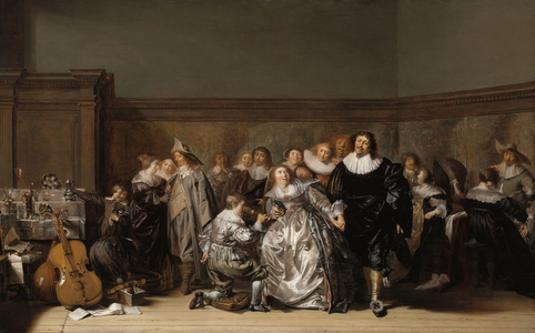 An Elegant Company, 1632 (oil on panel)