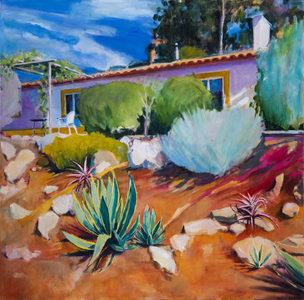 Portugal Smallholding, 2013 (acrylic on canvas)