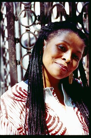 Portrait of Assata Shakur, Cuba, March 1998 (photo)