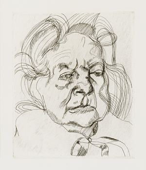 The Painter's Mother (First Version) 1982 (etching)