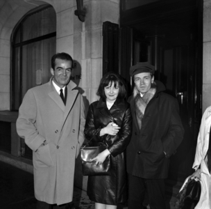 Michel Droit, Bella Akhmadoulina and Andrei Voznessenski
