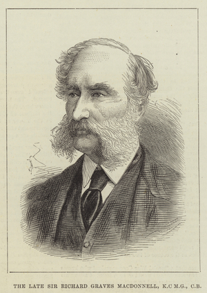 The late Sir Richard Graves MacDonnell, KCMG, CB (engraving)