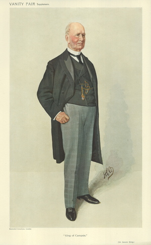 Sir James King (colour litho)