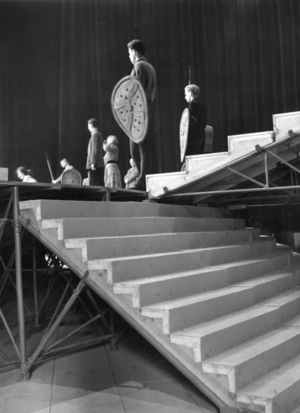 The Hebbel Theater in Berlin, 1955 (b/w photo)