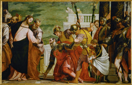 Jesus and the Centurion (painting on canvas)