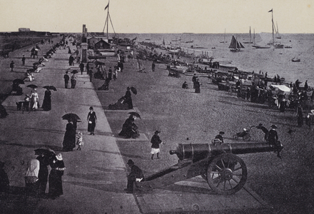 Southsea Beach (b/w photo)