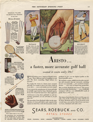 Sears Roebuck and Company Magazine, advert, USA, 1950s
