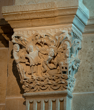 The washing of the feet, (sculpture)