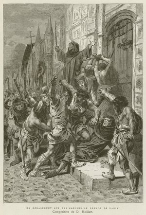 Ils Ecraserent Sur Les Marches Le Prevot De Paris (engraving)