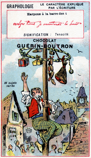 Characteristic of Tenacity indicated in handwriting, c.1920 (colour litho)