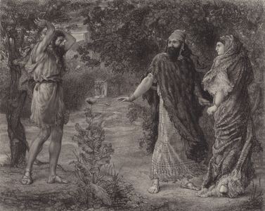 Elijah denounces Ahab (engraving)