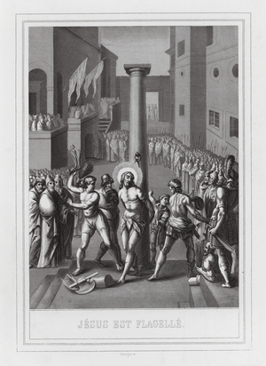 Jesus Est Flagelle (engraving)