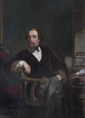 Charles Dickens, 1886 (oil on canvas)
