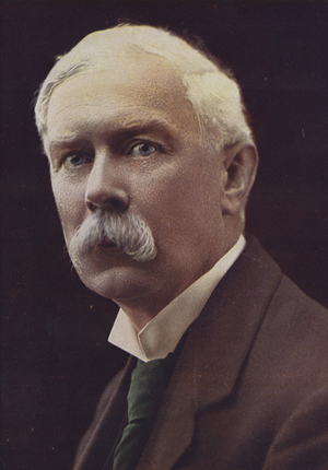 Professor J Arthur Thomson, Scottish naturalist and author (coloured photo)
