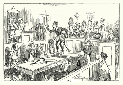 Prince Hal and Judge Gascoigne (litho)