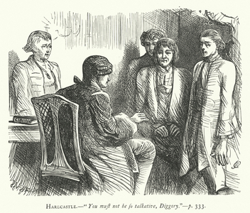 Illustration for She Stoops To Conquer (engraving)