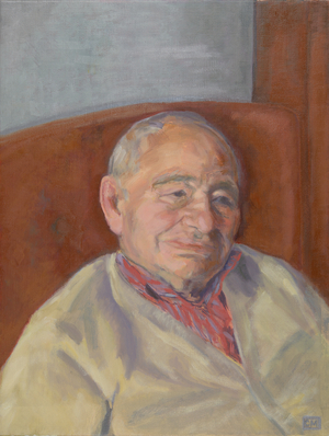 Colin Dexter OBE (painting)