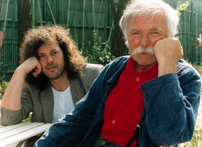 Janosch with Friedhelm Schatz, 1998 (photo)