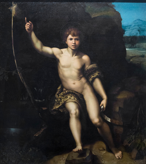 St John the Baptist, 1517-18, (oil on canvas)