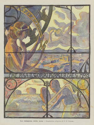The Evening Bell (Colour Litho)
