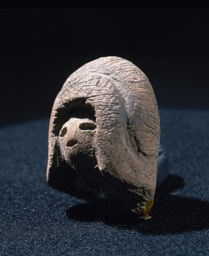 Pre-Columbian art. Valdivia culture. Ecuador. 3500 BC-1800 BC. Venus statuette.