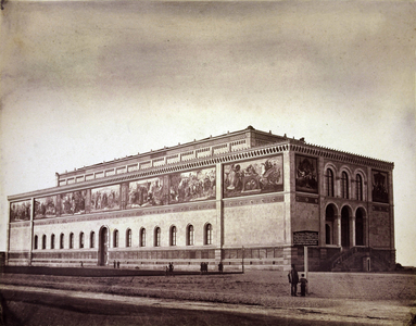 Neue Pinakothek Munich 1854 Colour photograph of the original photograph by Franz Hanfstaengl 1804-1877 …, 1954 (photo)