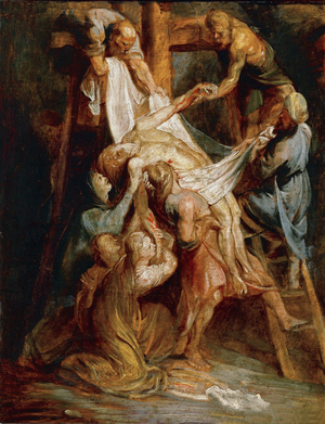 Descent from the Cross (painting on canvas)