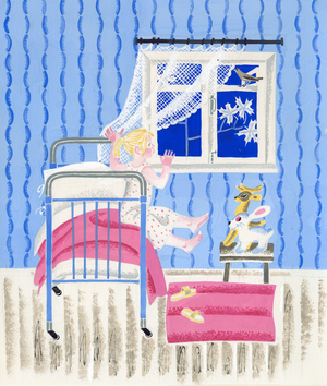 Illustration from 'Masha's Fairytales' by Sofya Prokofieva, 1966 (gouache on paper)