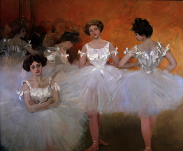 Dance group, 1901 (oil)