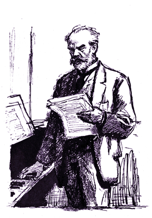 Antonin Dvorak portrait by